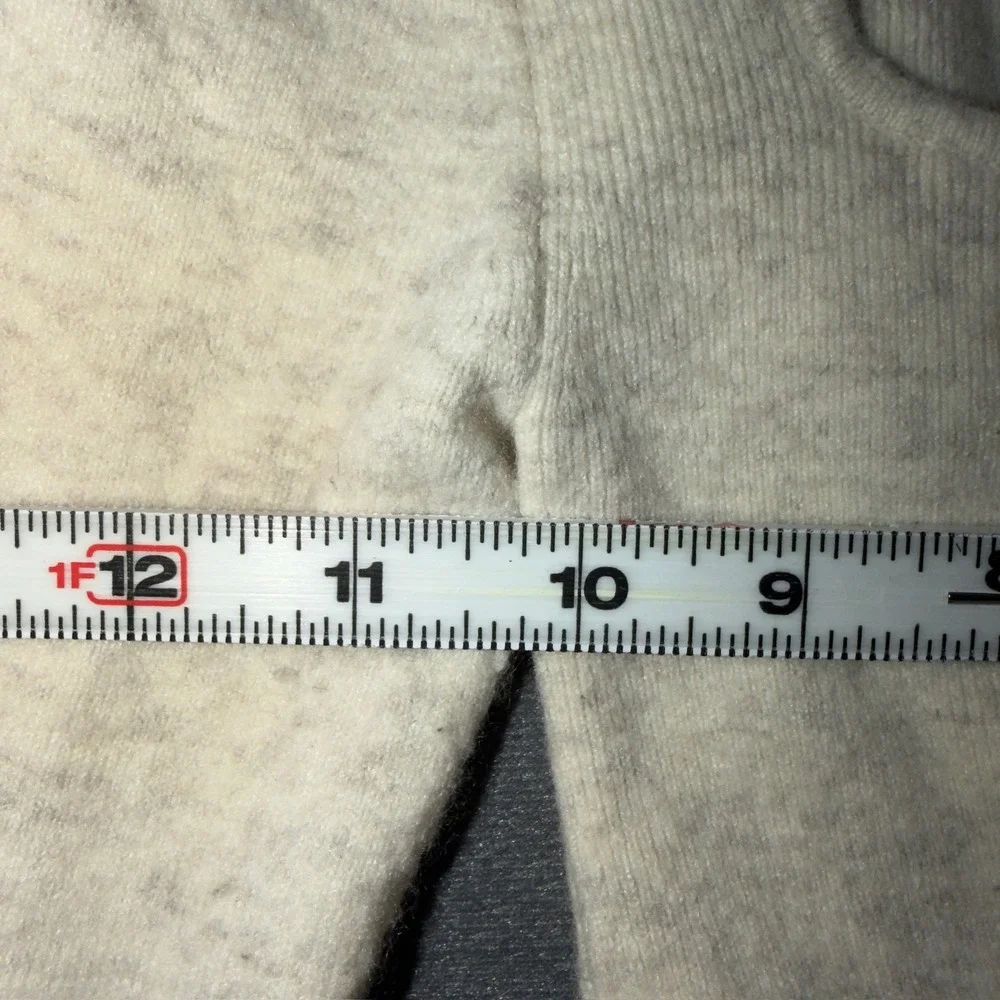 Wilfred Aritzia Sweetheart Bustier Knit Top Oatmeal Beige Wool Cashmere 2XS